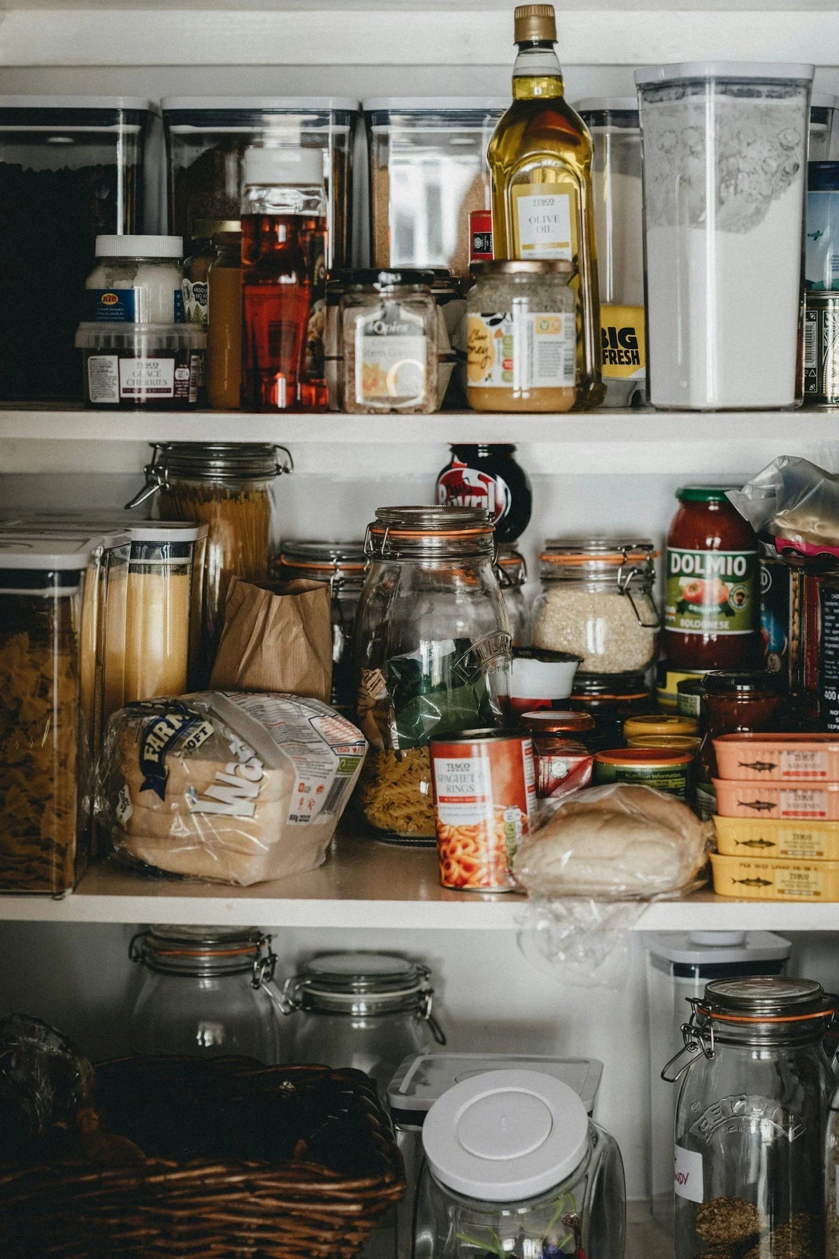 Fresh groceries and pantry staples