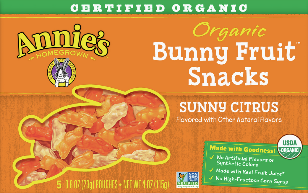 Annie's Organic Sunny Citrus Bunny Fruit Snacks