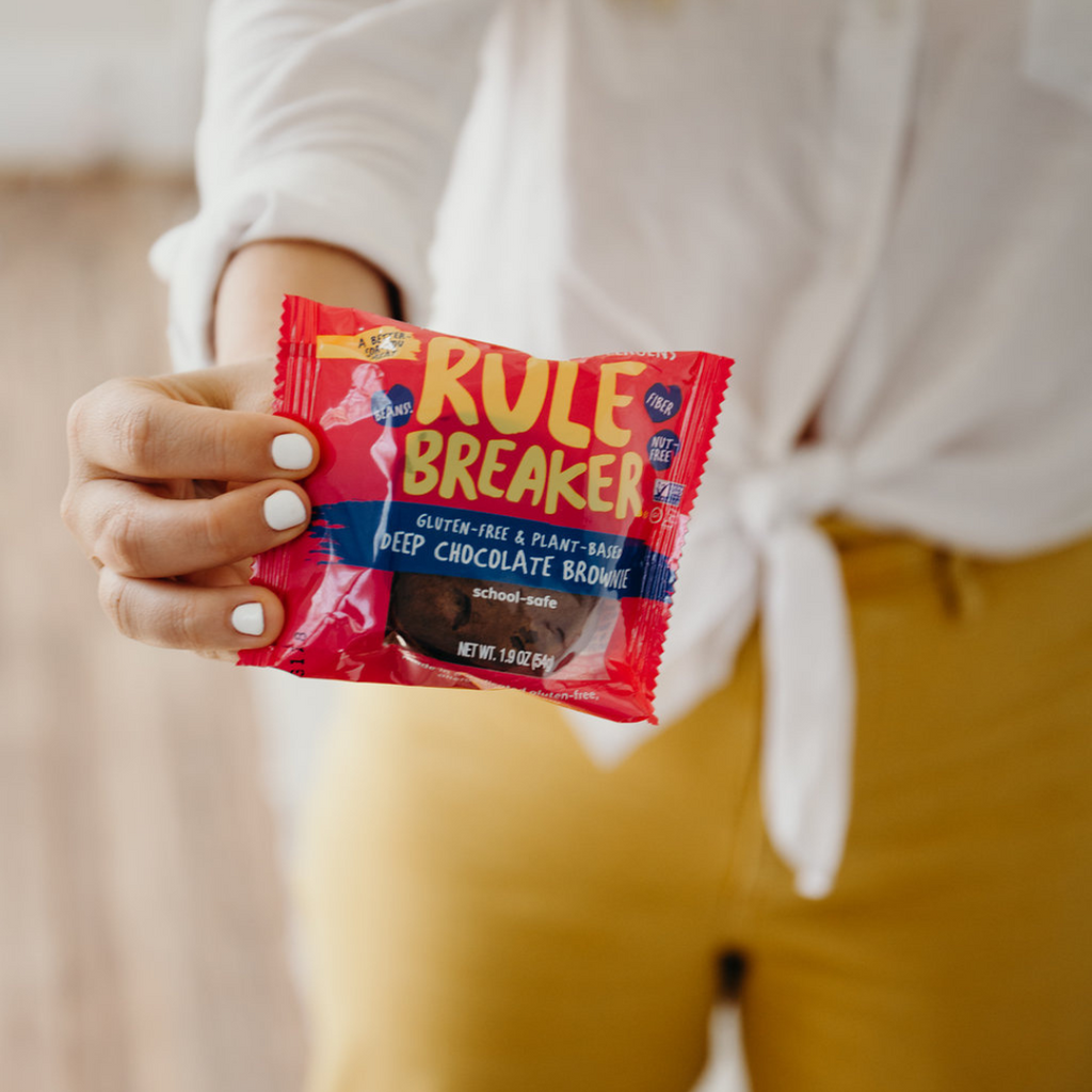 Rule Breaker Chocolate Brownies — Singles, 12-Pack Individually Wrapped 1.9 oz