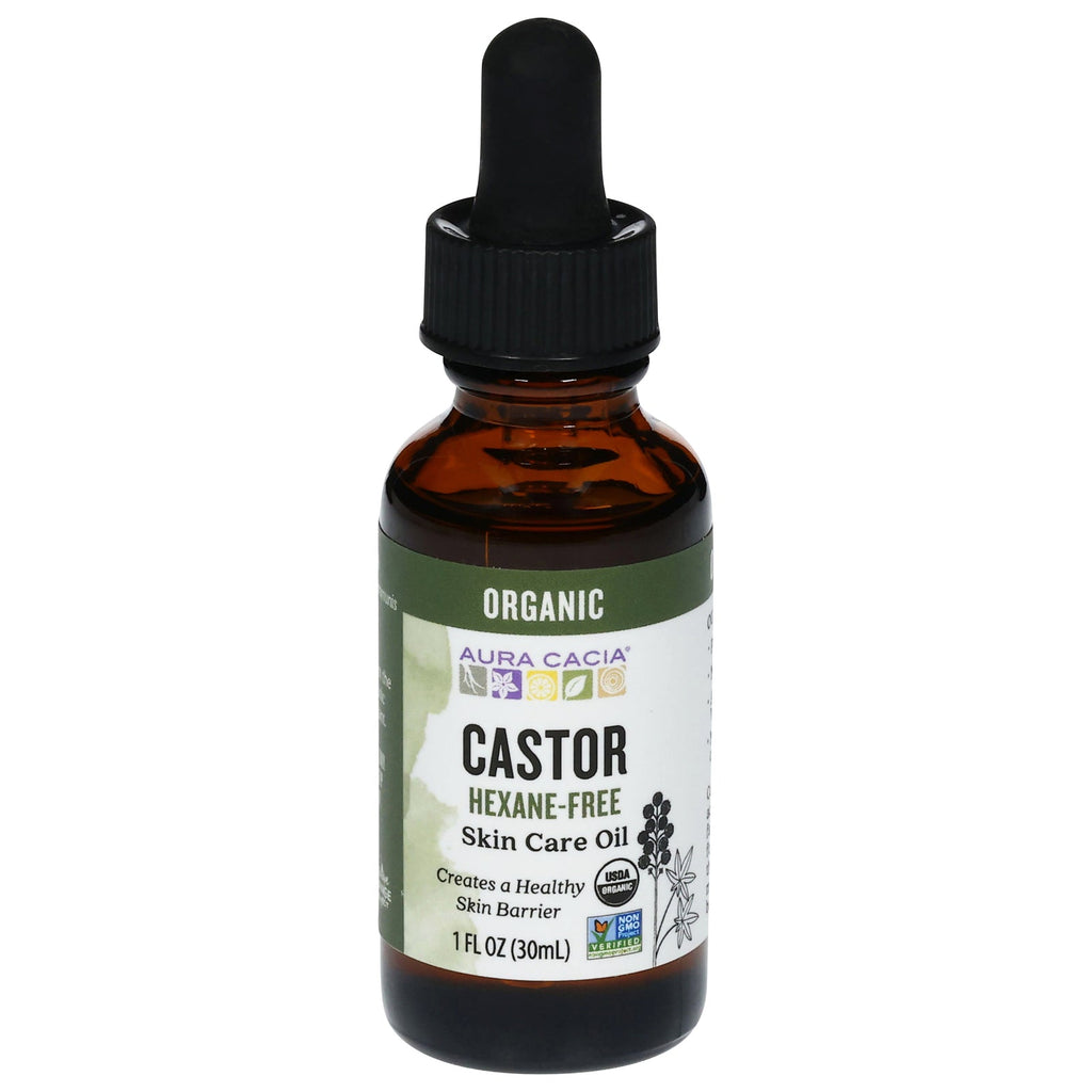 Aura Cacia Organic Castor Oil, 1 fl oz