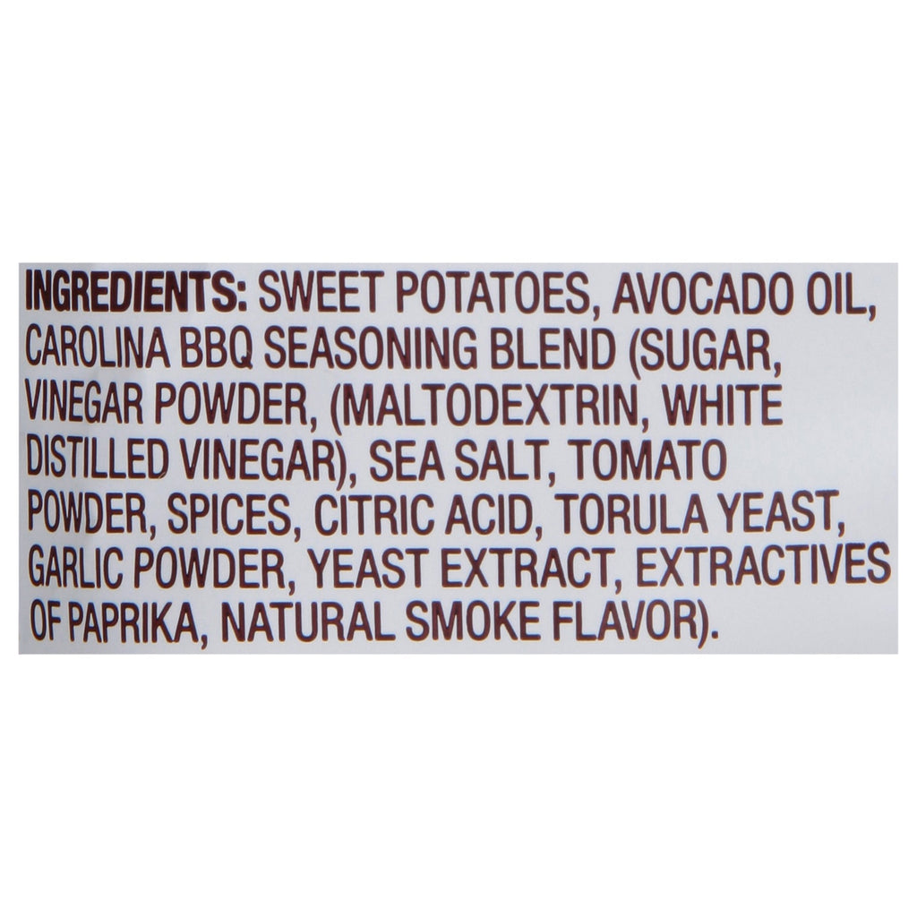 Jackson's Carolina BBQ Sweet Potato Chips with Avocado Oil, 5 oz (Case of 12)