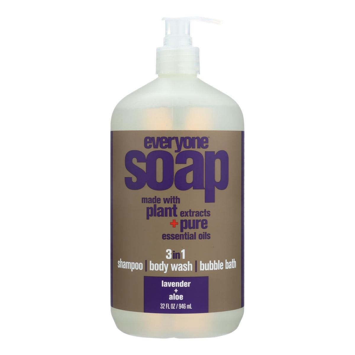 Everyone Lavender and Aloe Liquid Soap, 32 fl oz