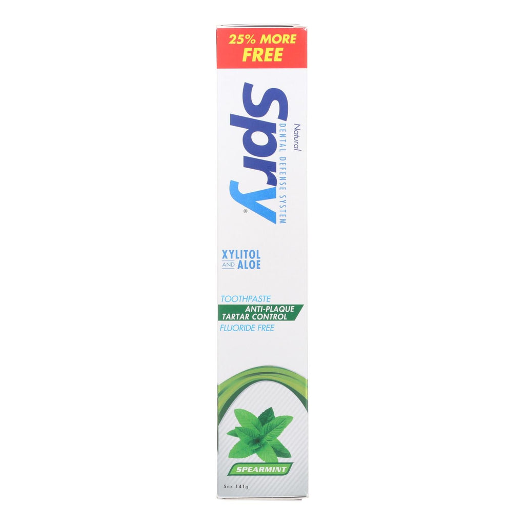 Spry Spearmint Toothpaste, 5 oz