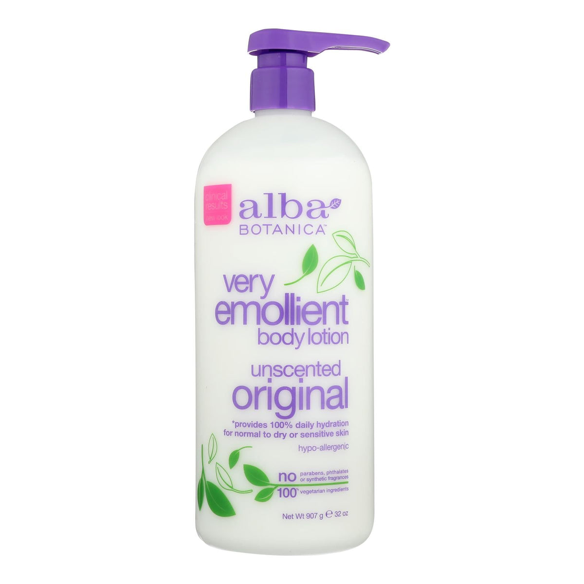 Alba Botanica Very Emollient Unscented Body Lotion (32 Fl Oz)