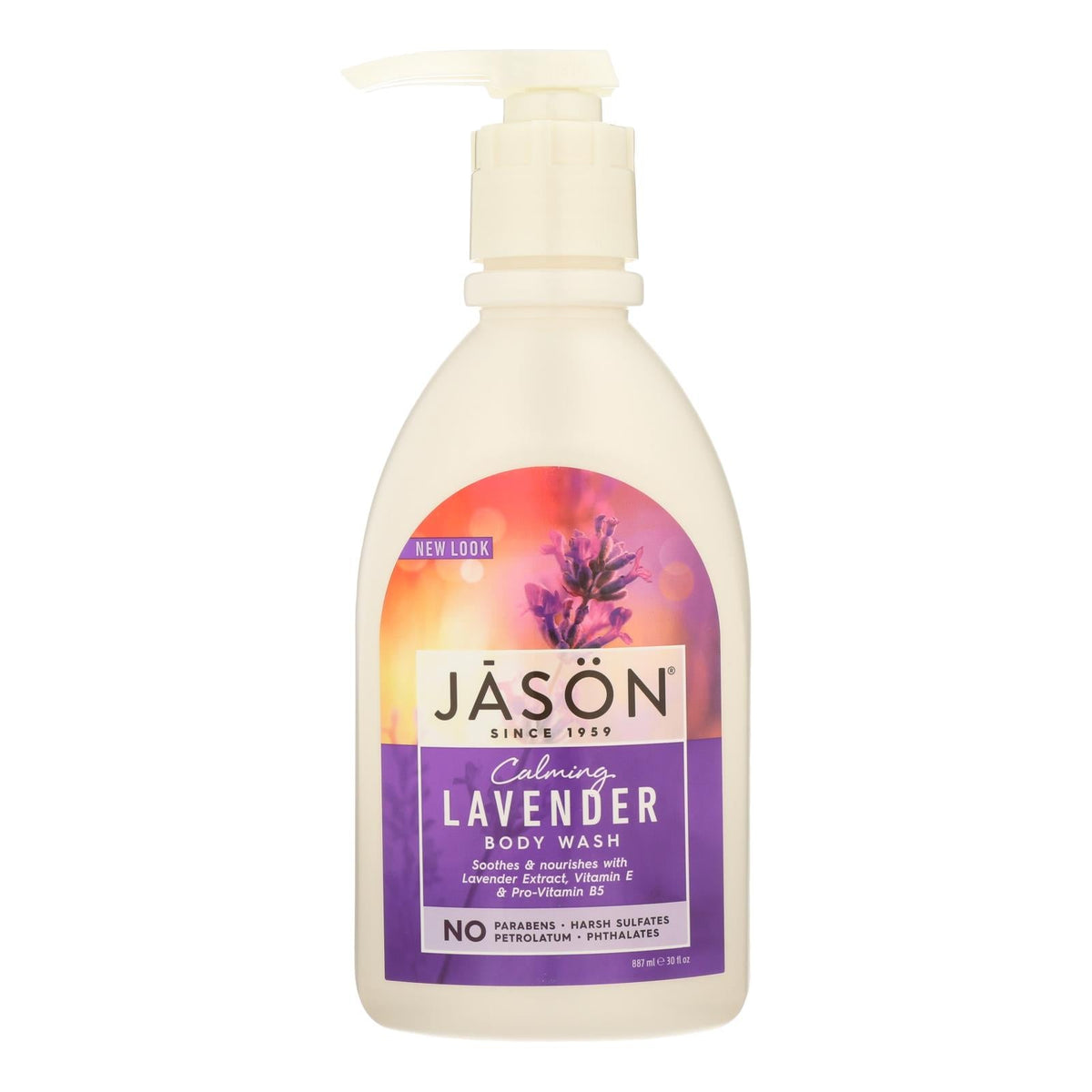 Jason Pure Natural Calming Lavender Body Wash, 30 fl oz