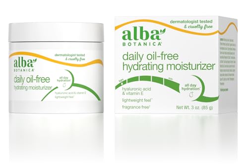 Alba Botanica Hawaiian Oil-Free Aloe and Green Tea Moisturizer, 3 oz