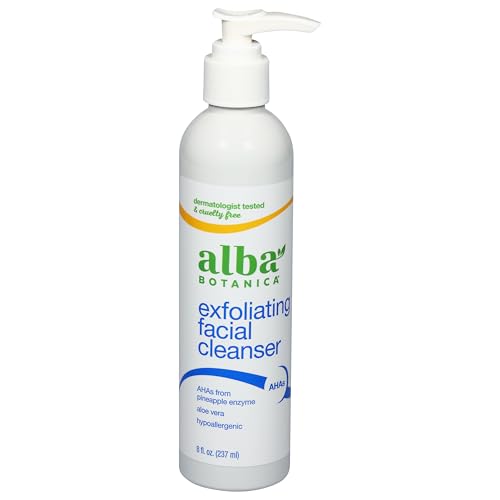 Alba Botanica Pore Purifying Pineapple Enzyme Hawaiian Facial Cleanser, 8 fl oz