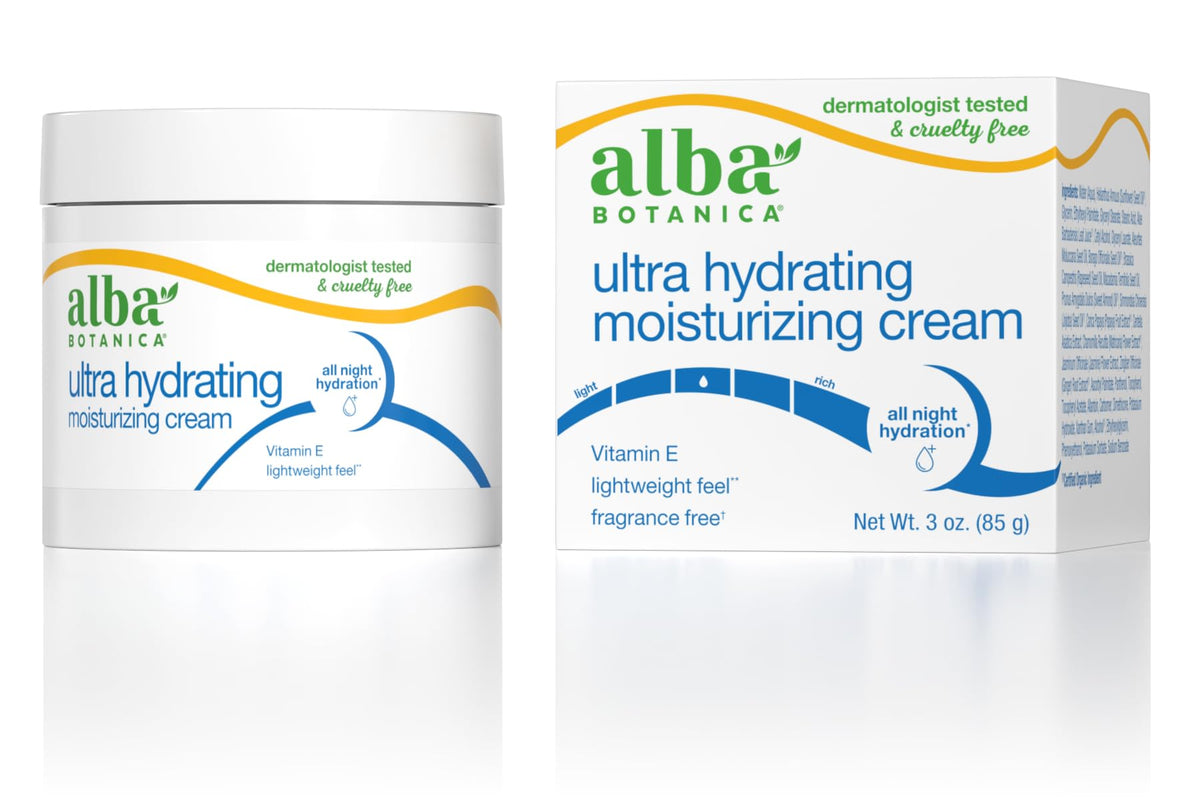 Alba Botanica Ultra Hydrating Moisturizing Cream, 3 oz