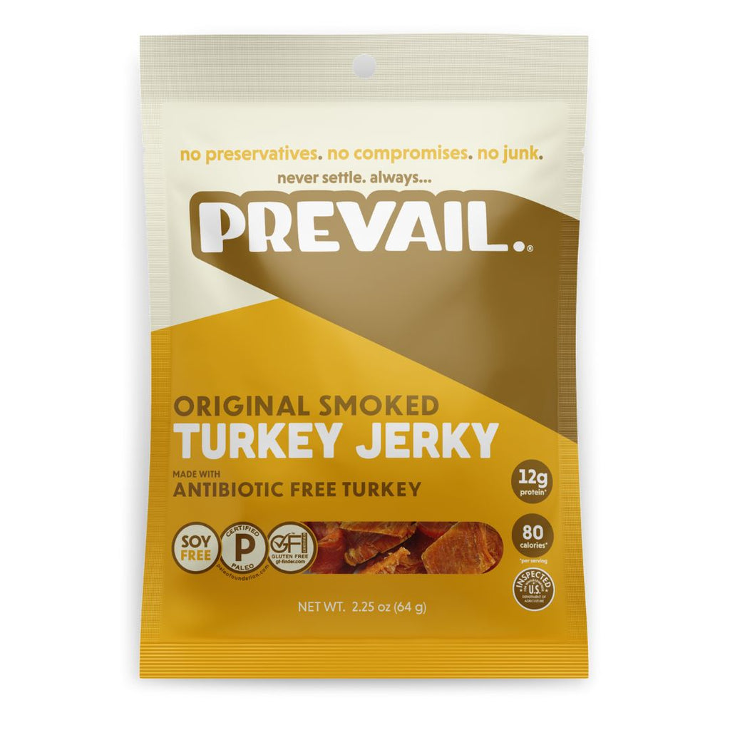 PREVAIL Original Smoked Turkey Jerky, 3 pack