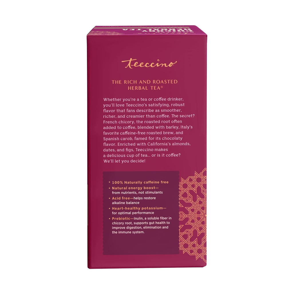 Teeccino Maple Pecan Roasted Herbal Tea — 25 Tea Bags