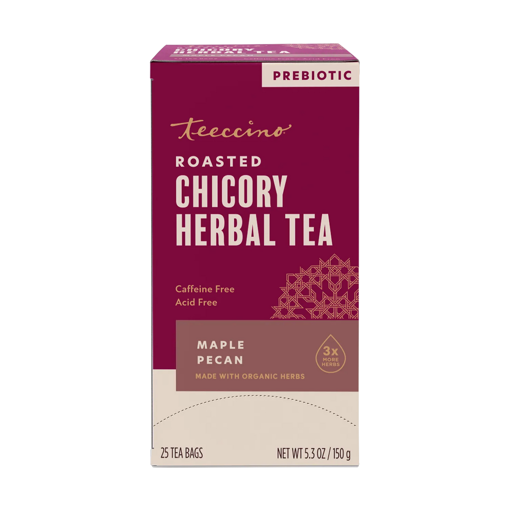 Teeccino Maple Pecan Roasted Herbal Tea — 25 Tea Bags