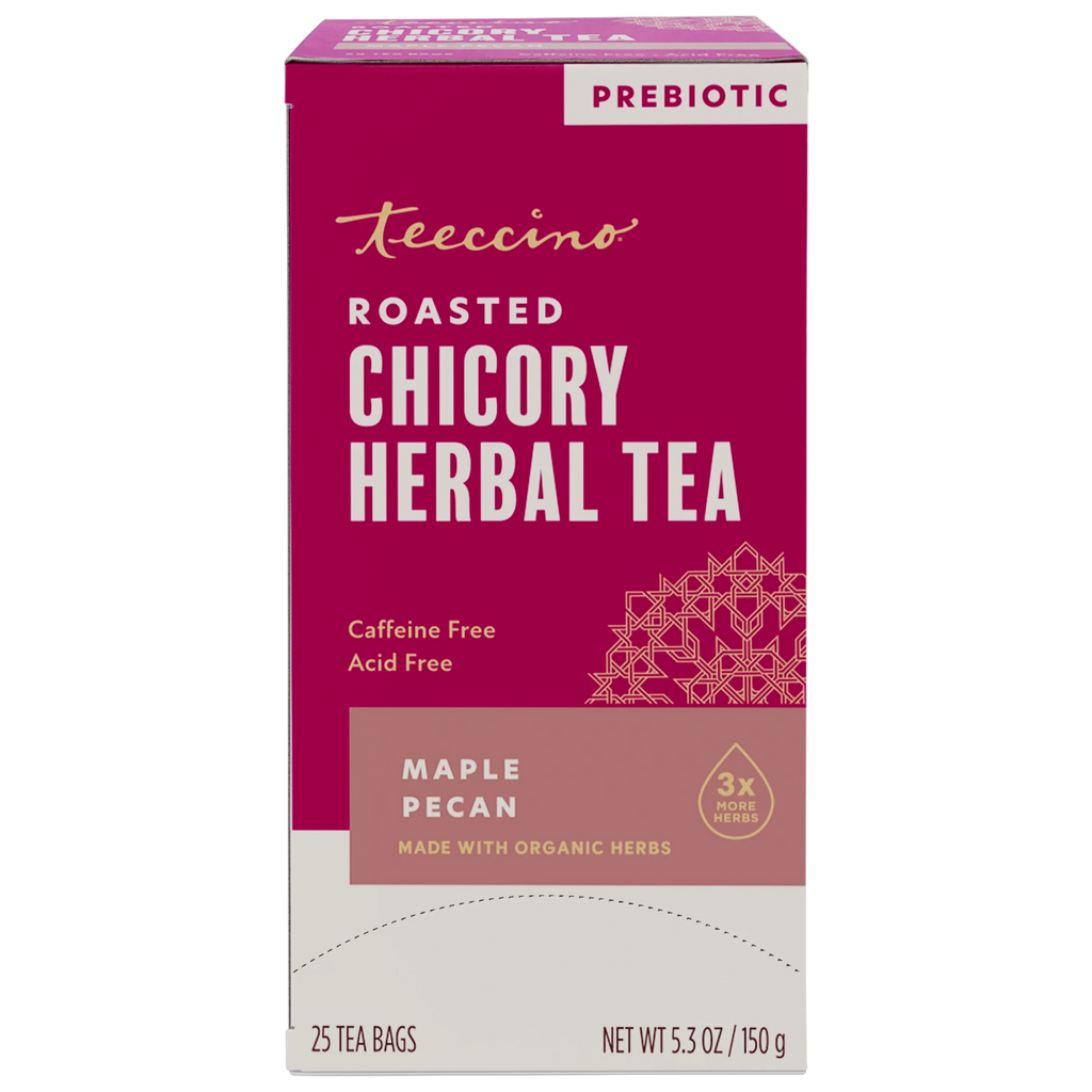 Teeccino Maple Pecan Roasted Herbal Tea — 25 Tea Bags