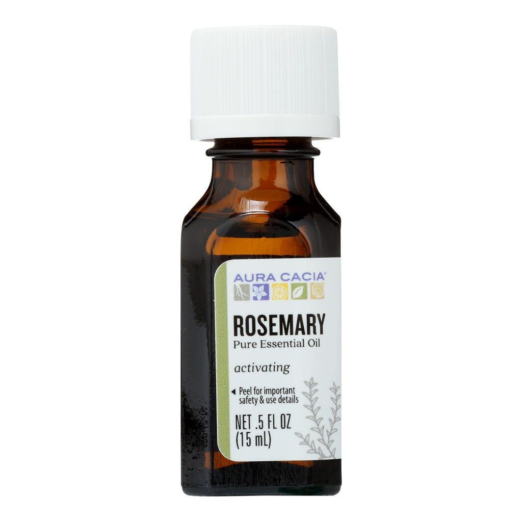 Aura Cacia Rosemary Pure Essential Oil, 0.5 fl oz