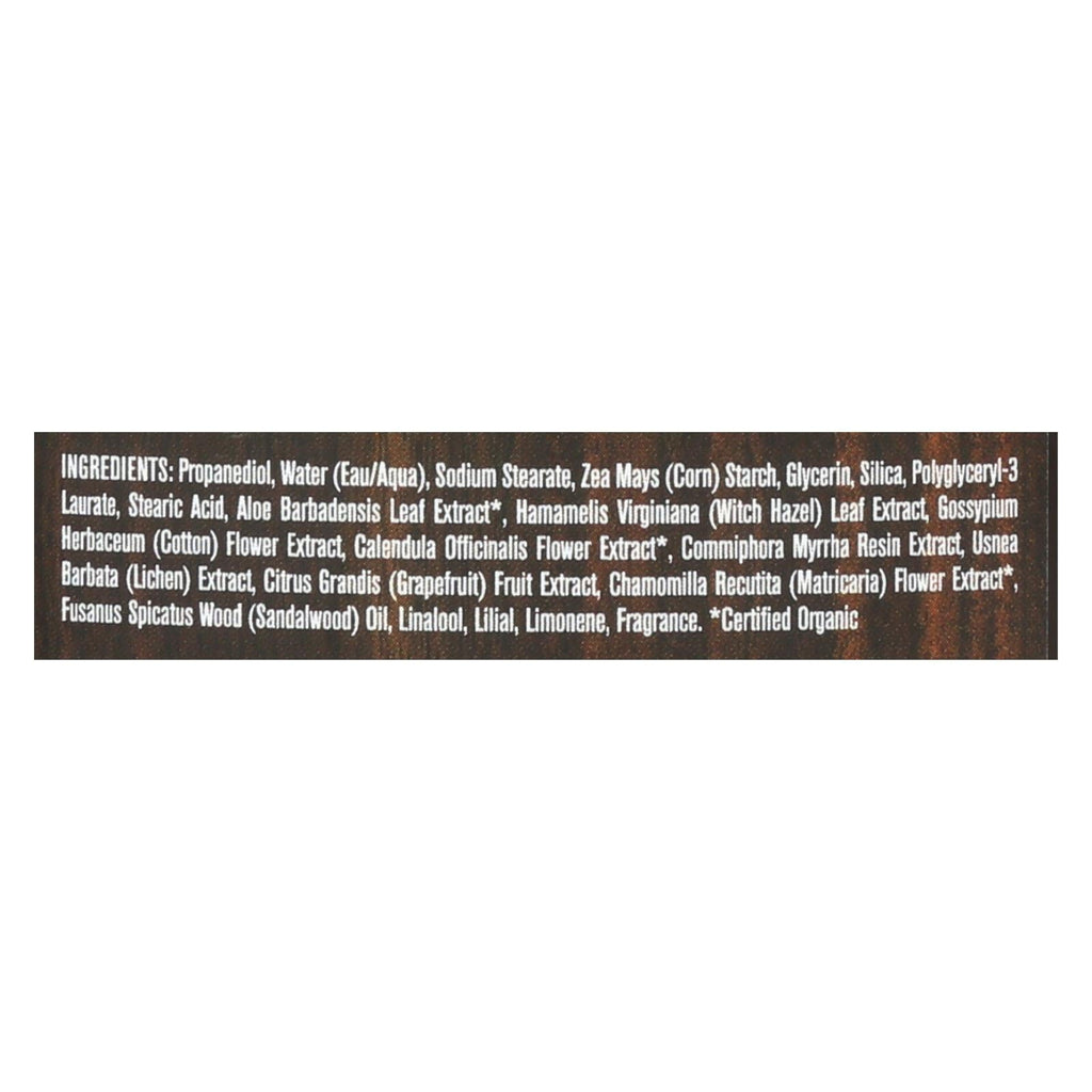Every Man Jack Sandalwood Aluminum-Free Body Deodorant (Case of 3)