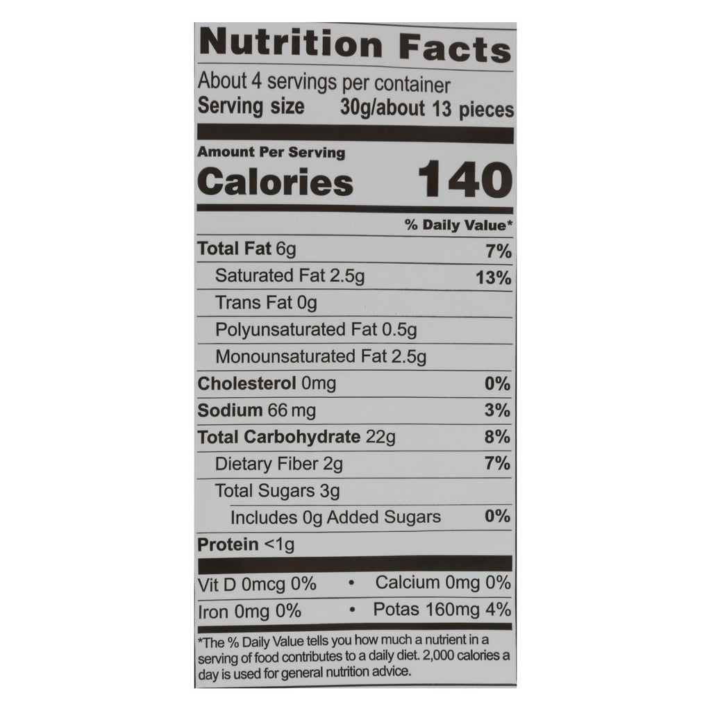 Artisan Tropic Plantain Strips with Sea Salt, 4.5 oz (Case of 12)