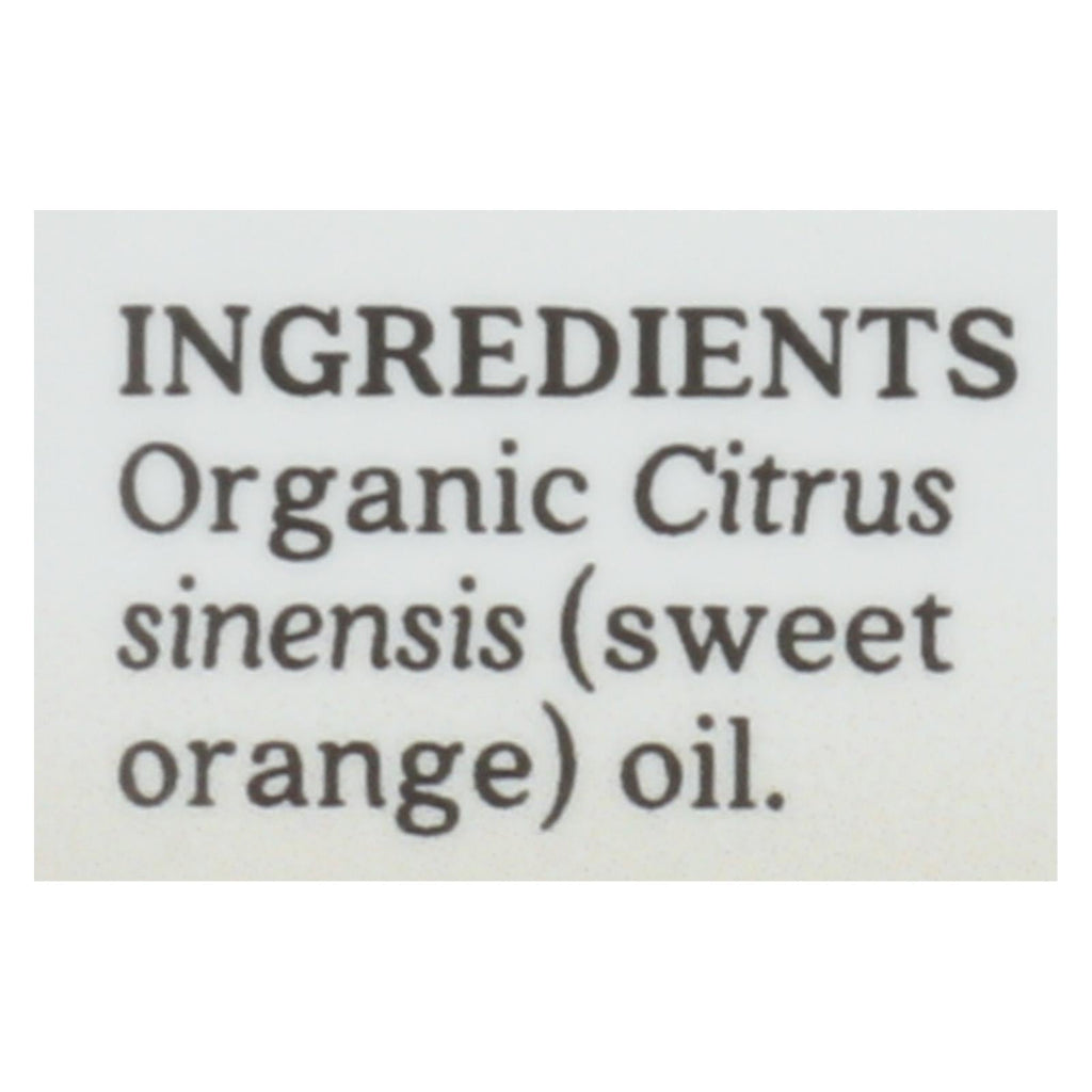 Aura Cacia Organic Sweet Orange Essential Oil, 0.25 fl oz
