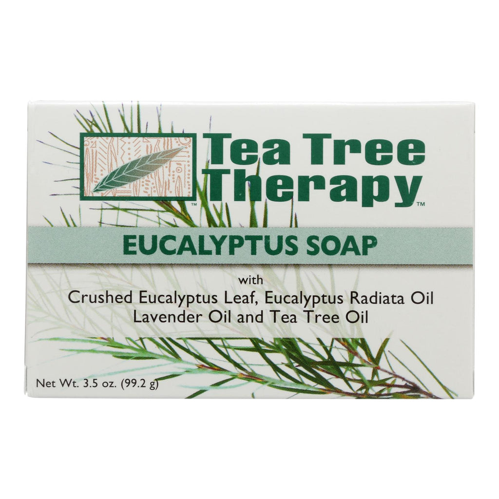 Tea Tree Therapy Eucalyptus Vegetable Base Soap, 3.5 oz