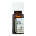 Aura Cacia Organic Vetiver Essential Oil, 0.25 fl oz