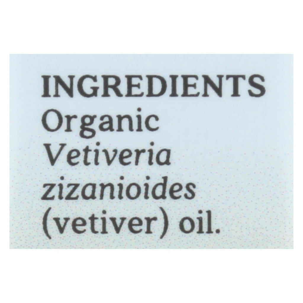 Aura Cacia Organic Vetiver Essential Oil, 0.25 fl oz