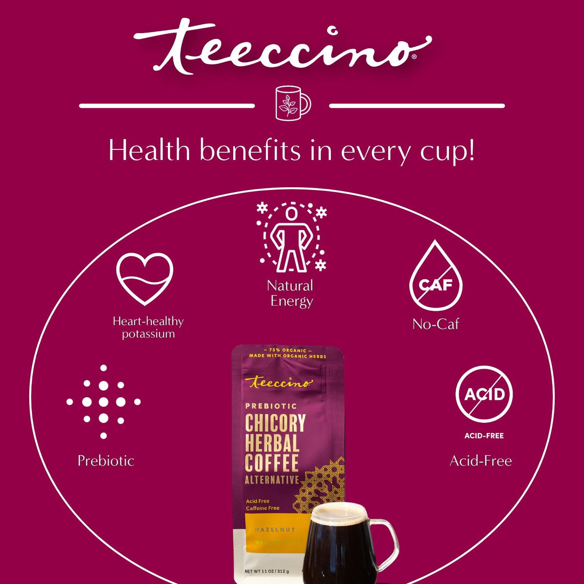 Hazelnut Chicory Herbal Coffee — product photo 10