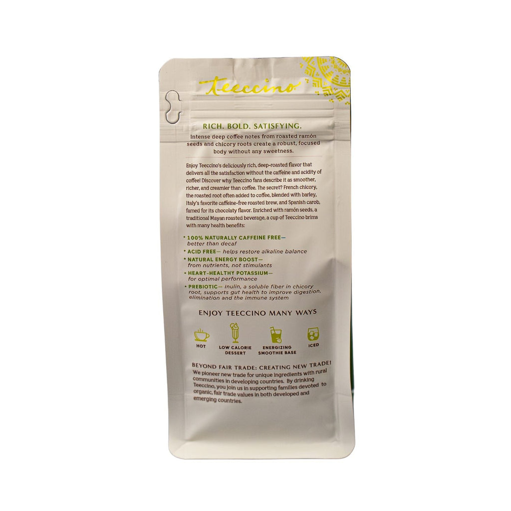 French Roast Chicory Herbal Coffee — back label, photo 8