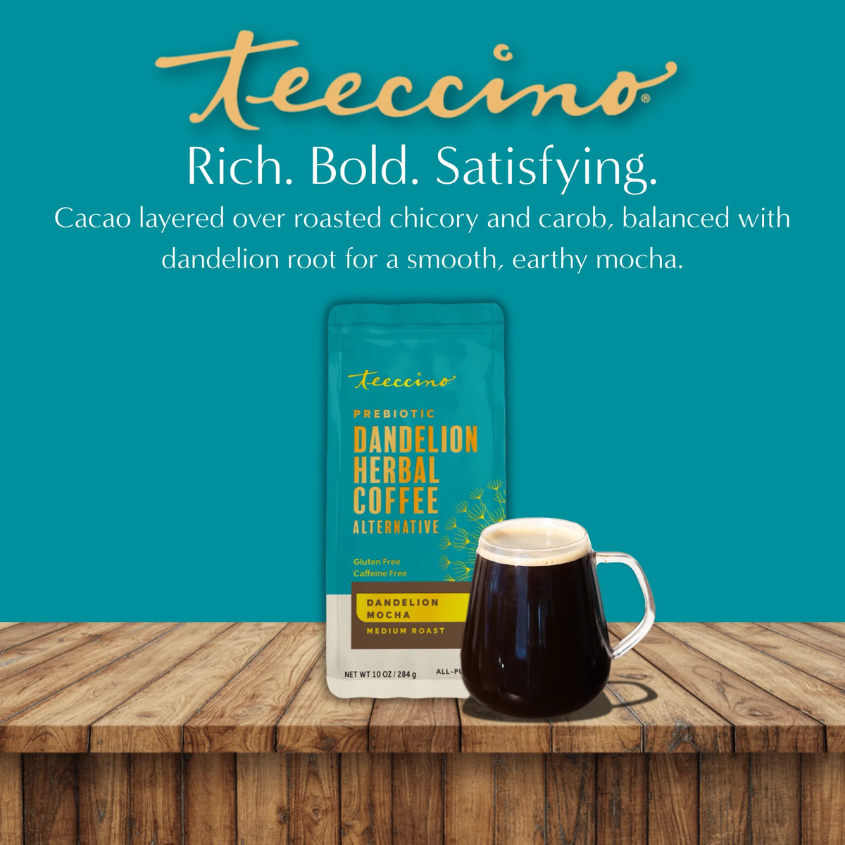 Dandelion Mocha Herbal Coffee — product photo 11