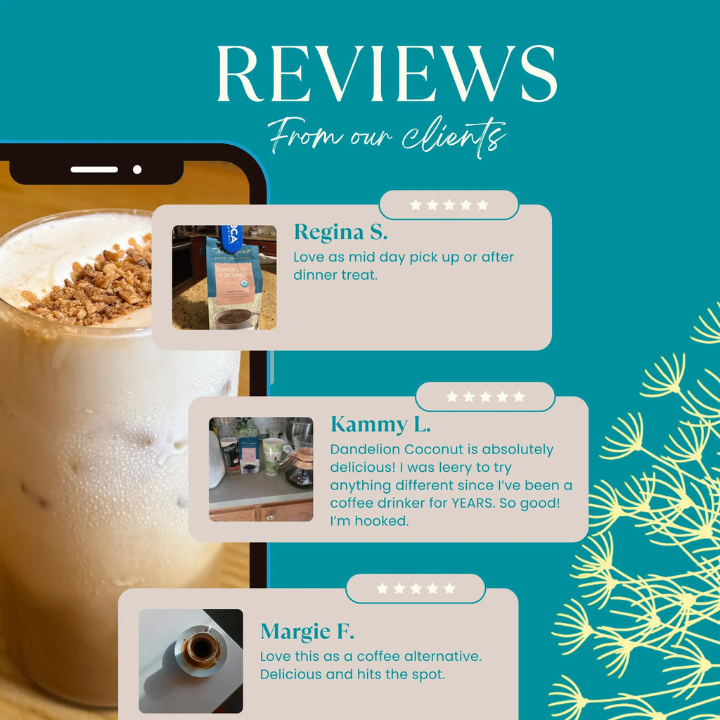 Dandelion Coconut Herbal Coffee — product photo 2