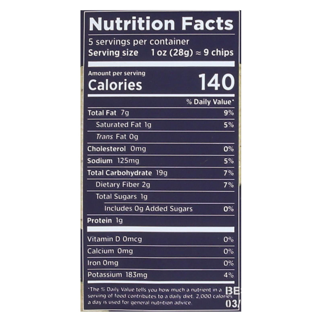 Siete Lime Tortilla Chips, 5 oz (Case of 12)