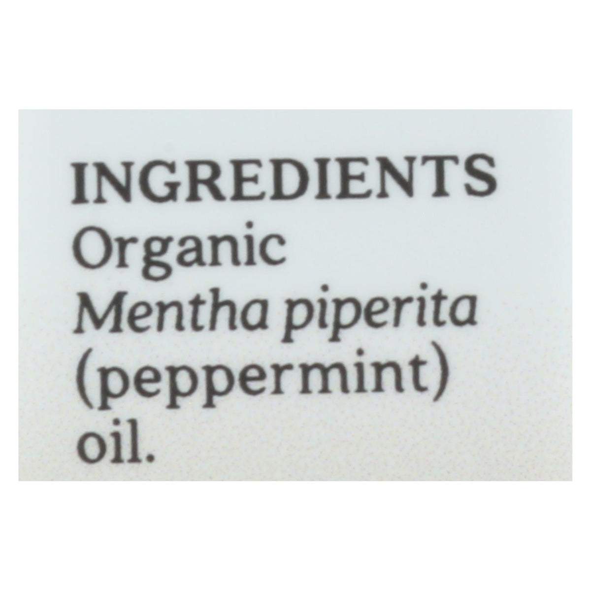 Aura Cacia Organic Peppermint Essential Oil, 0.25 oz
