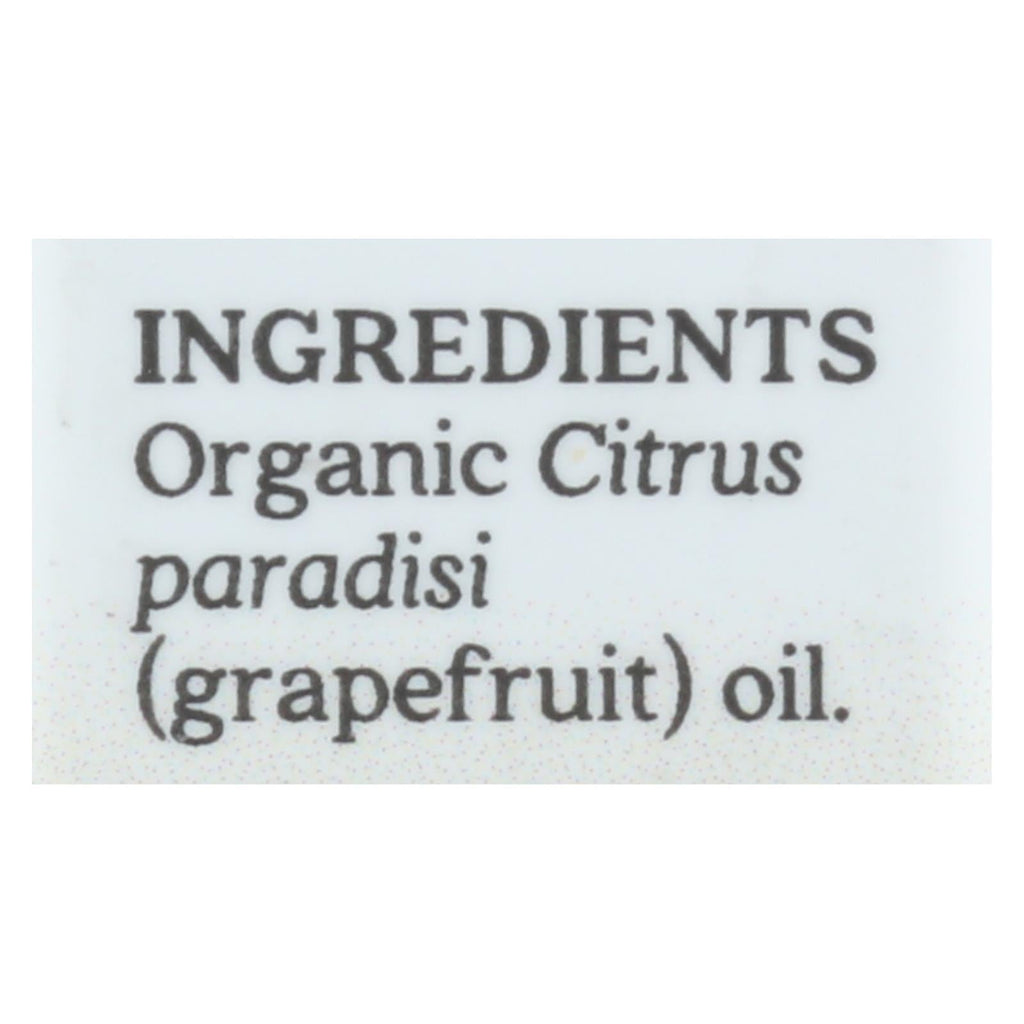 Aura Cacia Organic Grapefruit Essential Oil, 0.25 fl oz