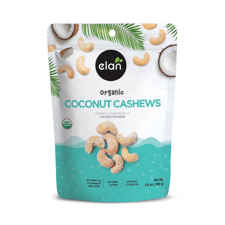 Coconut Cashews, Organic, Elan