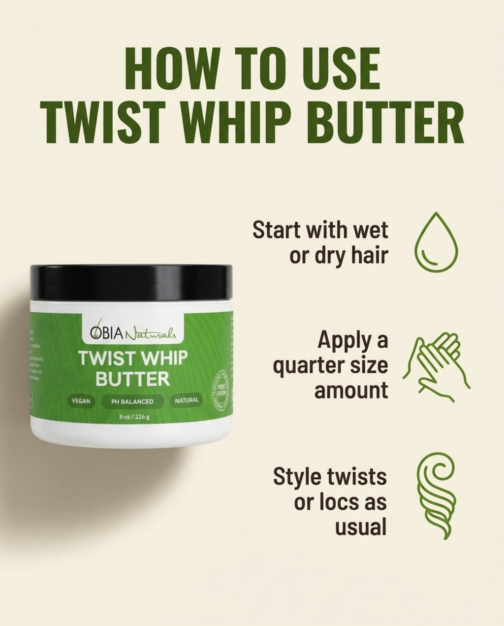 OBIA Naturals Twist Whip Butter