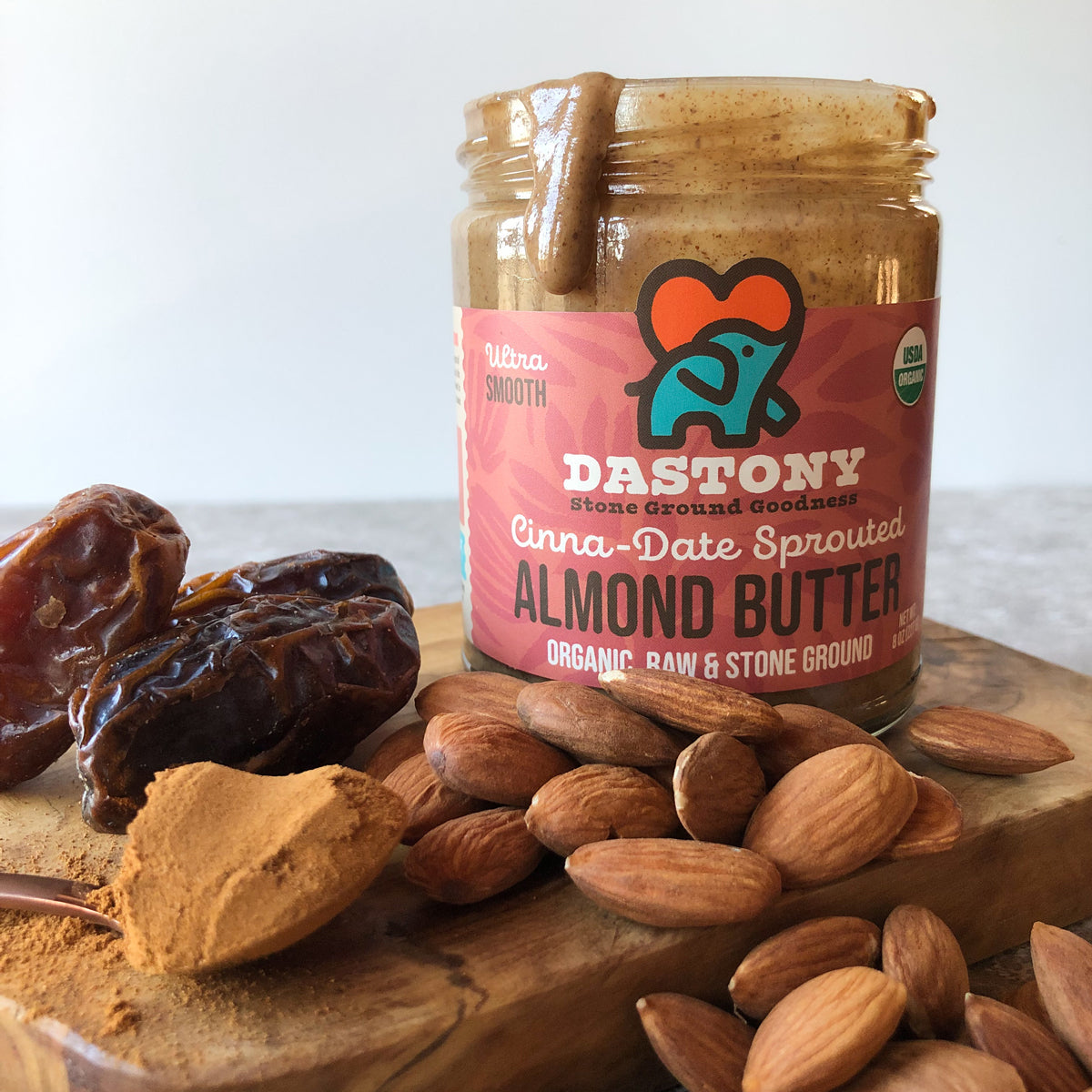 Cinna-Date Sprouted Almond Butter