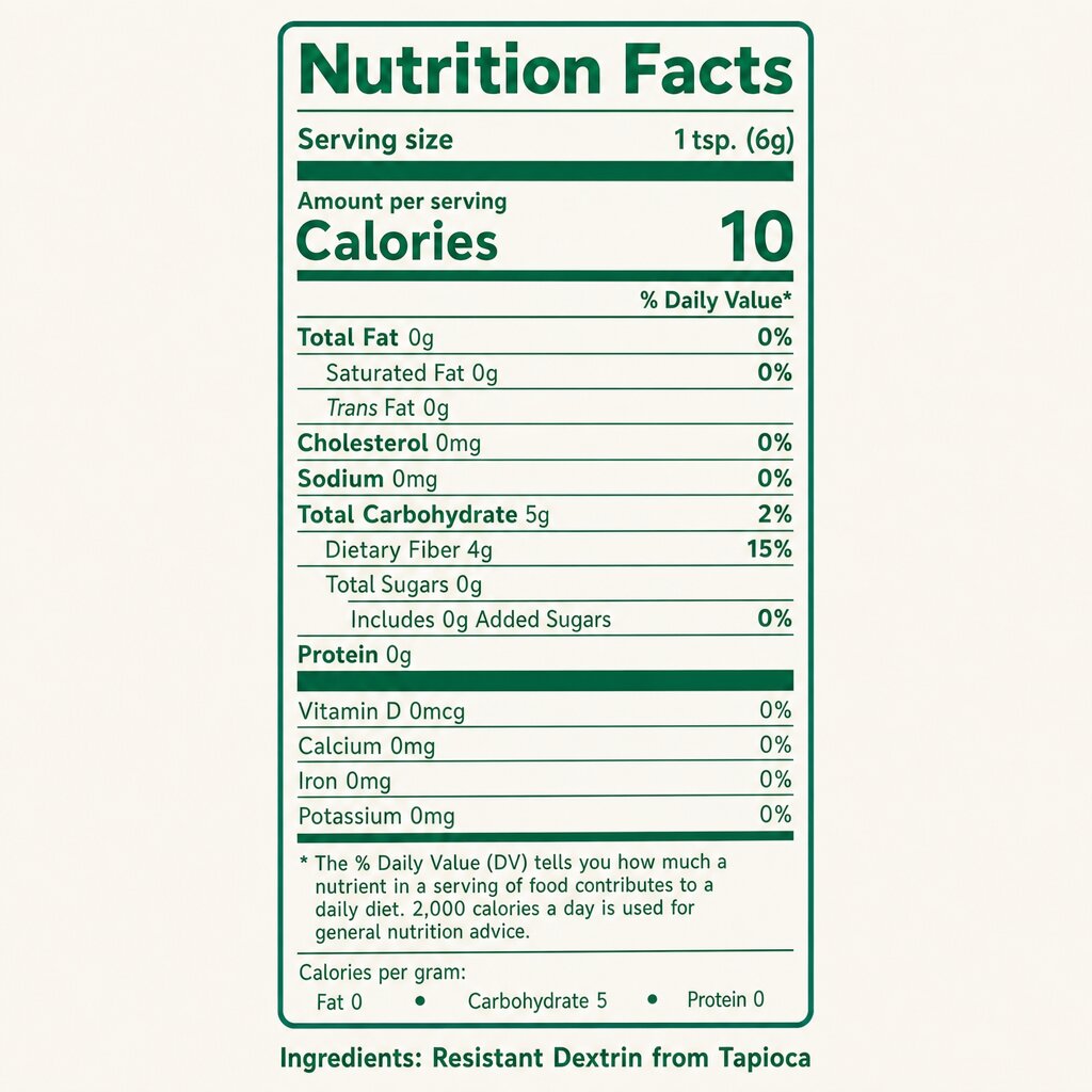 Fiberyum Soluble Tapioca Fiber Syrup (40oz)