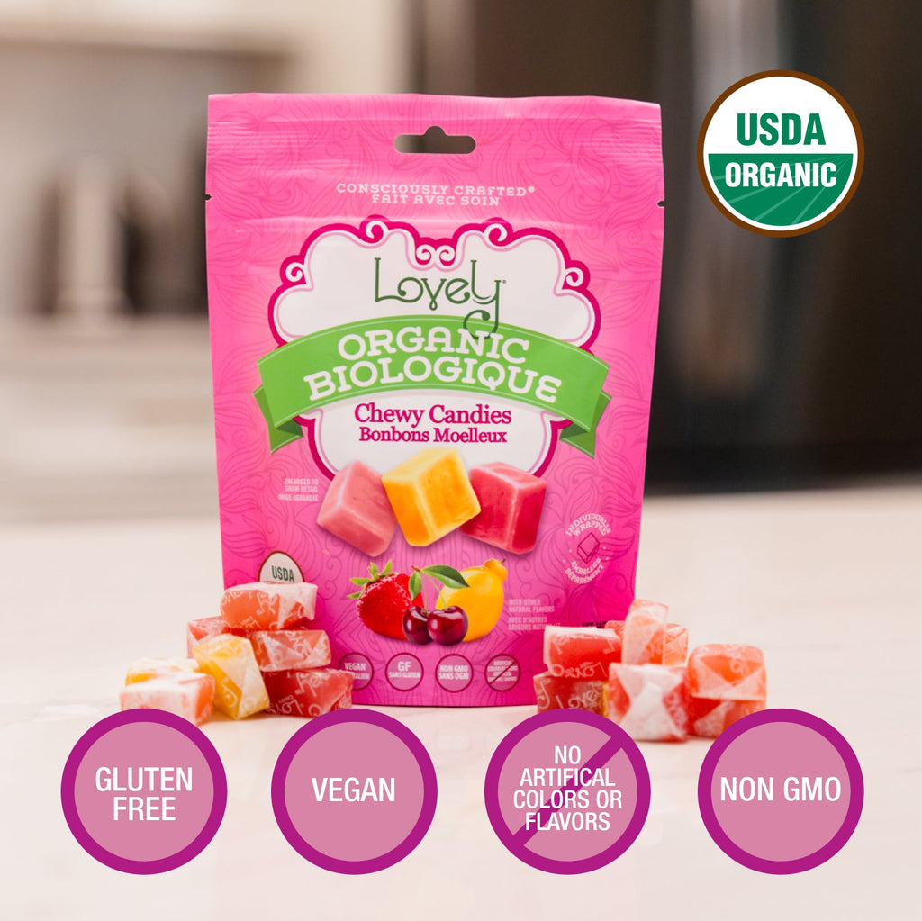 Lovely Organic Chewy Candies