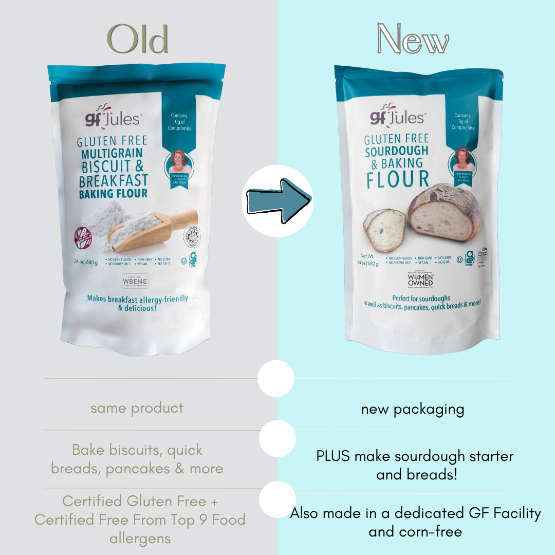 In the kit: gfJules Gluten-Free Sourdough & Baking Flour
