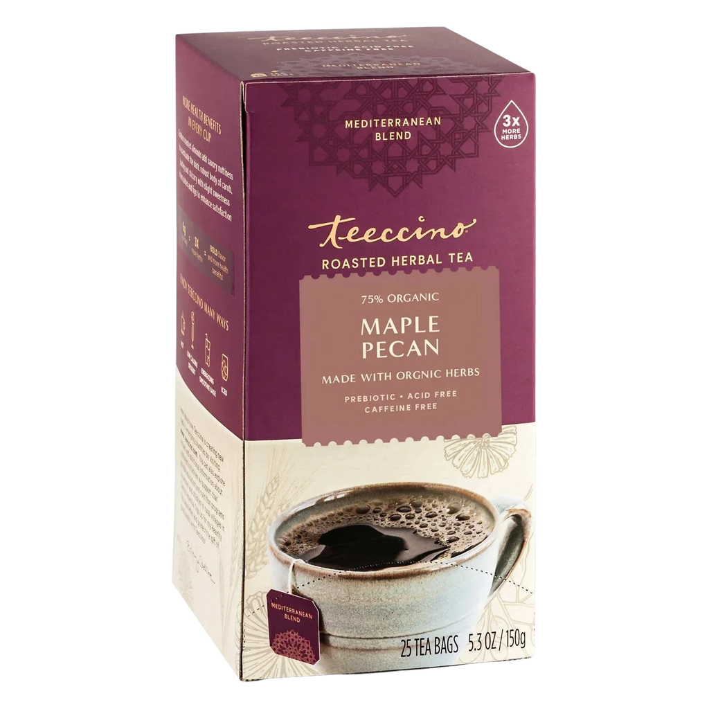 Teeccino Maple Pecan Roasted Herbal Tea — 25 Tea Bags
