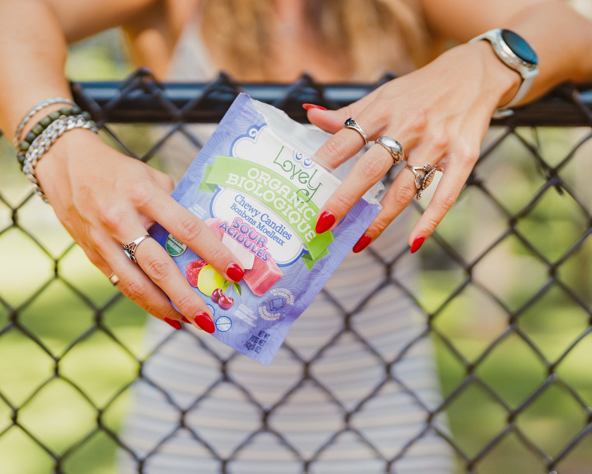 Lovely Organic Sour Chewy Candies