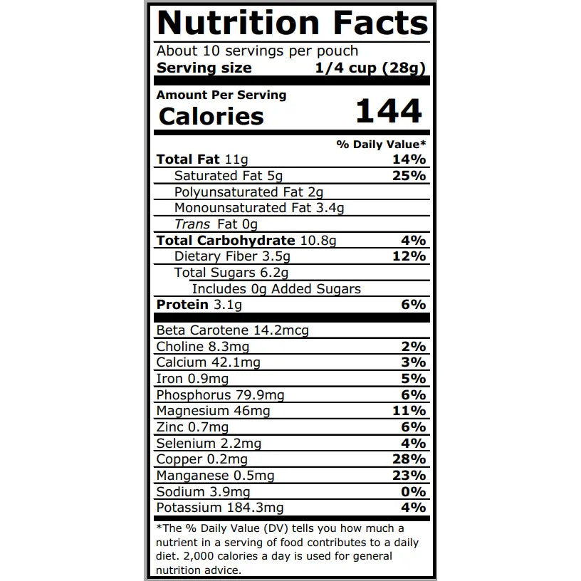 Granola - Coconut (Grain-free, gluten-free with neither added sugar nor sweeteners)