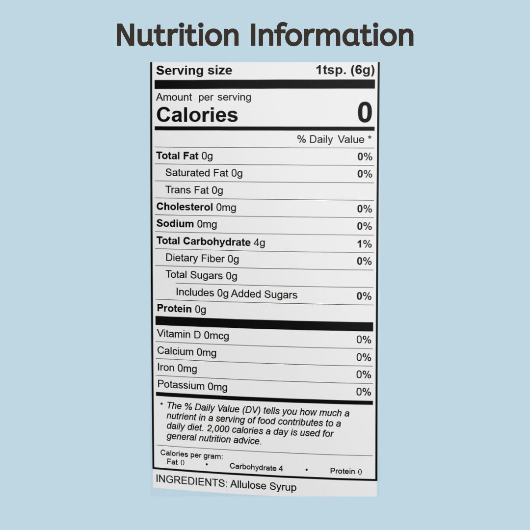 Allulose Syrup Sweetener (40oz)