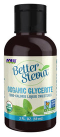 NOW BetterStevia Glycerite, Organic — Stevia Liquid Sweetener