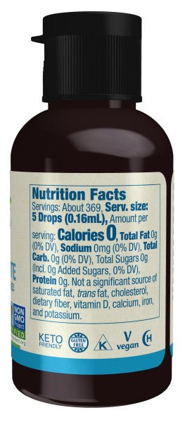 NOW BetterStevia Glycerite, Organic — Stevia Liquid Sweetener