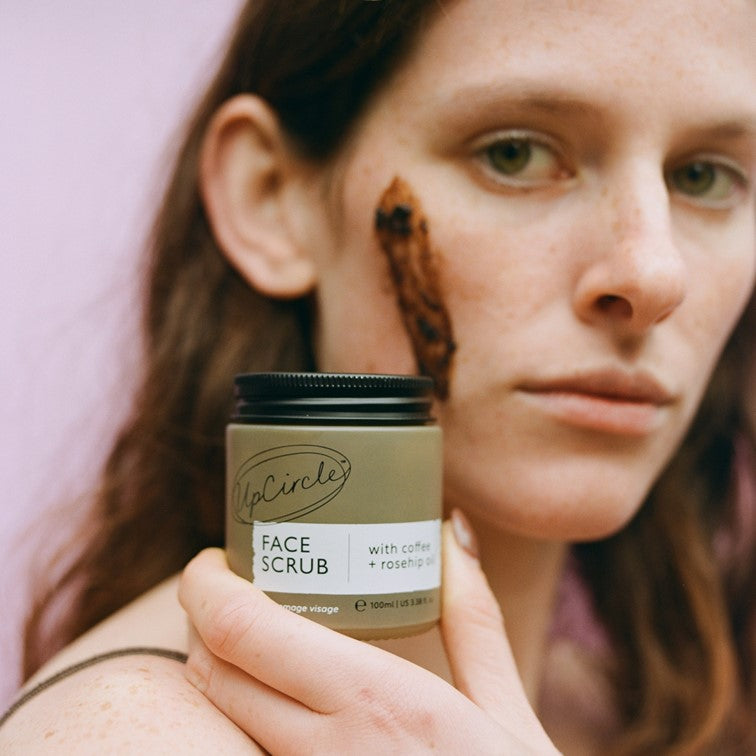UpCircle Face Scrub with Coffee + Rosehip Oil — Citrus Blend