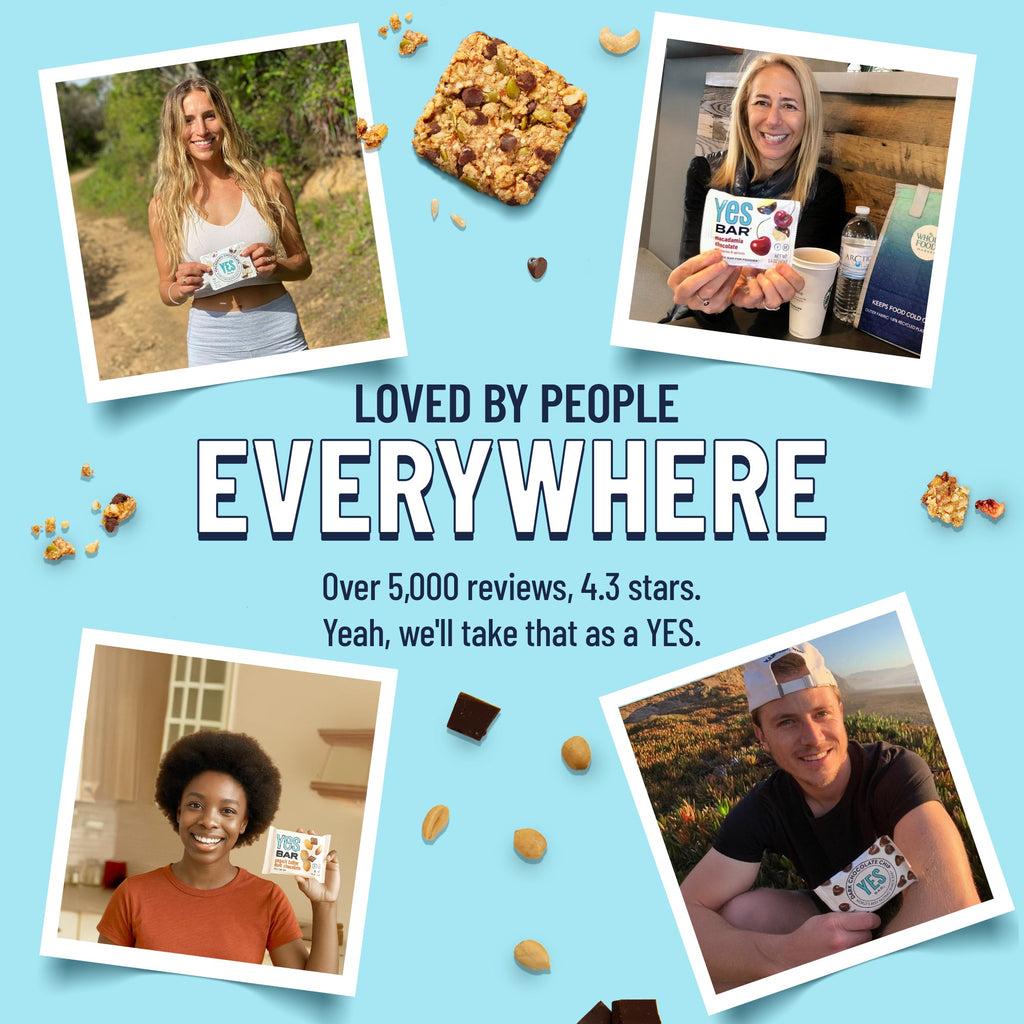 Yes Bar Peanut Butter Dark Chocolate Six Pack