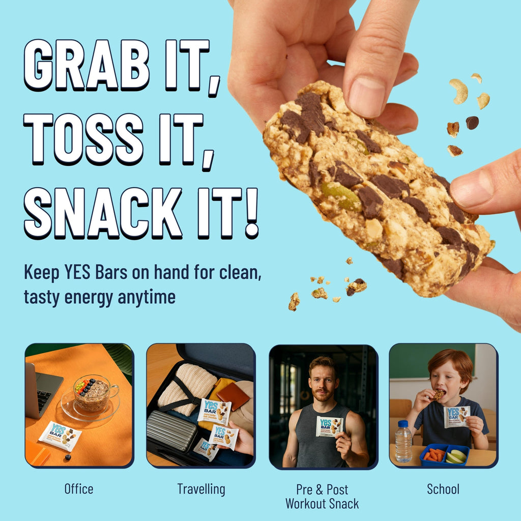 Yes Bar Dark Chocolate Chip Six Pack