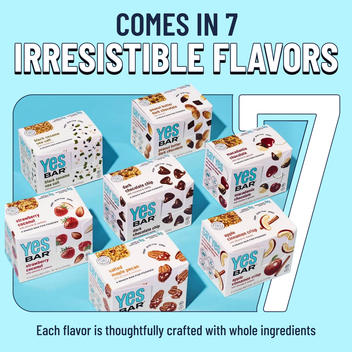 Yes Bar Dark Chocolate Chip Six Pack