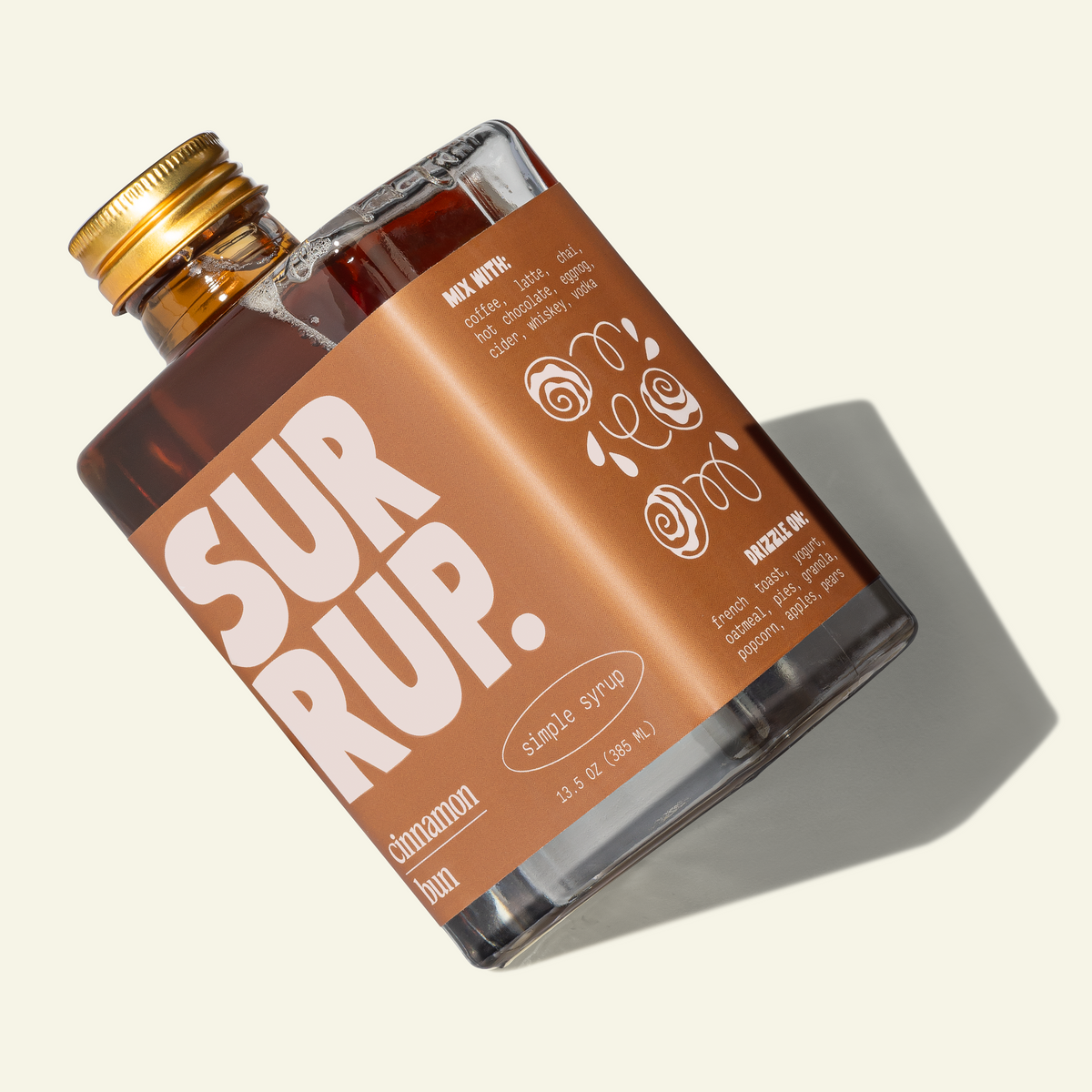 Cinnamon Bun Syrup, surrup.