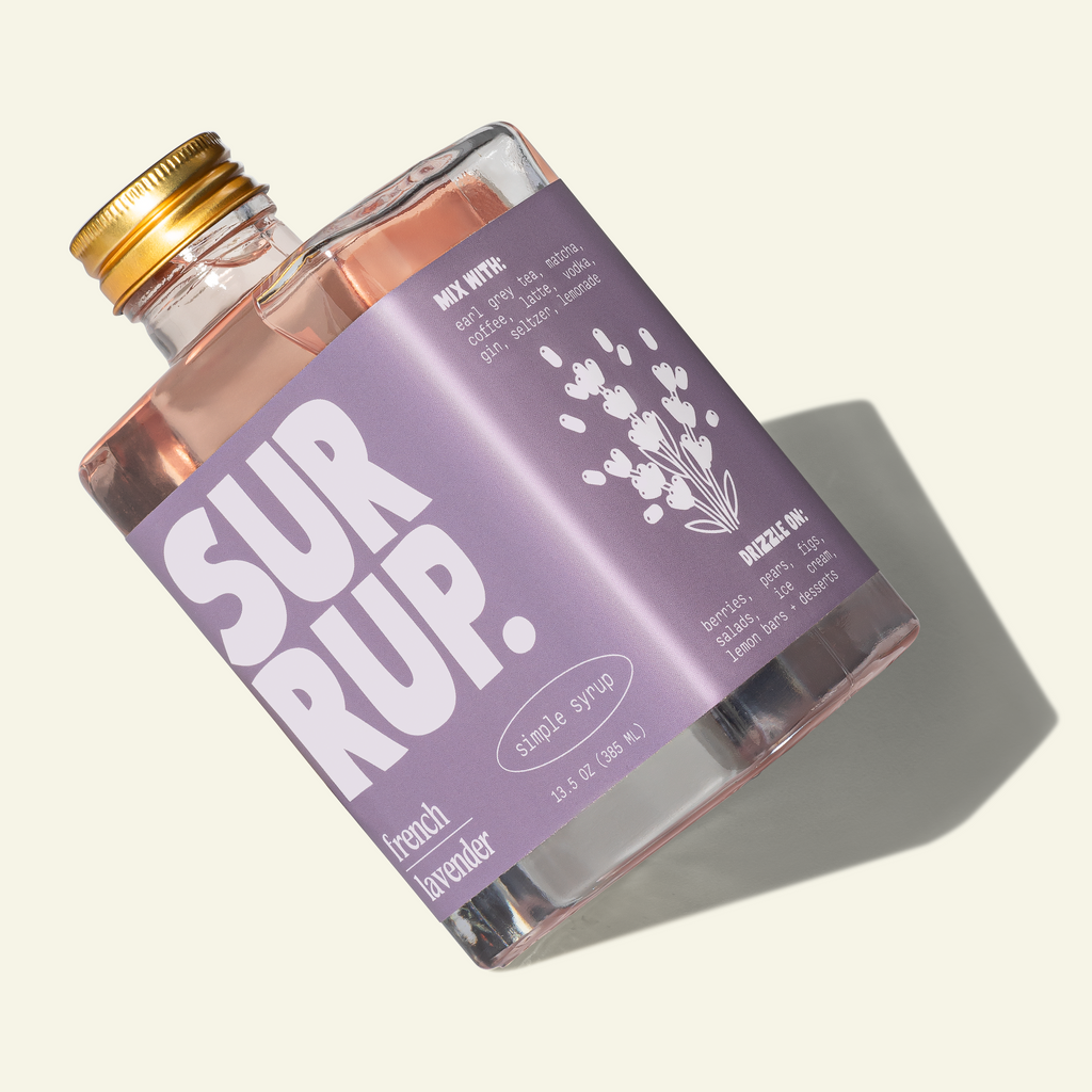 French Lavender Syrup, surrup.