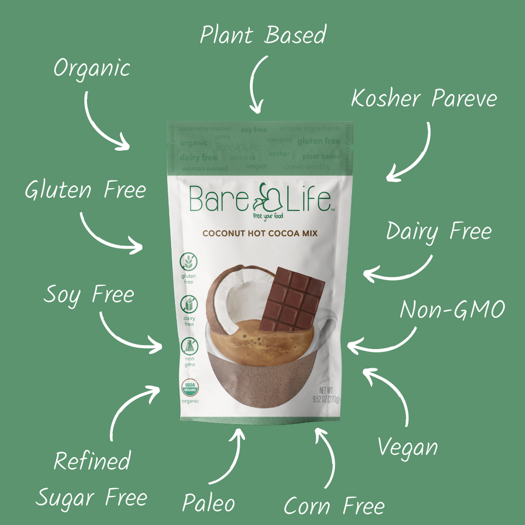 Dairy-Free Coconut Hot Cocoa Mix – 10-Serving Pouch