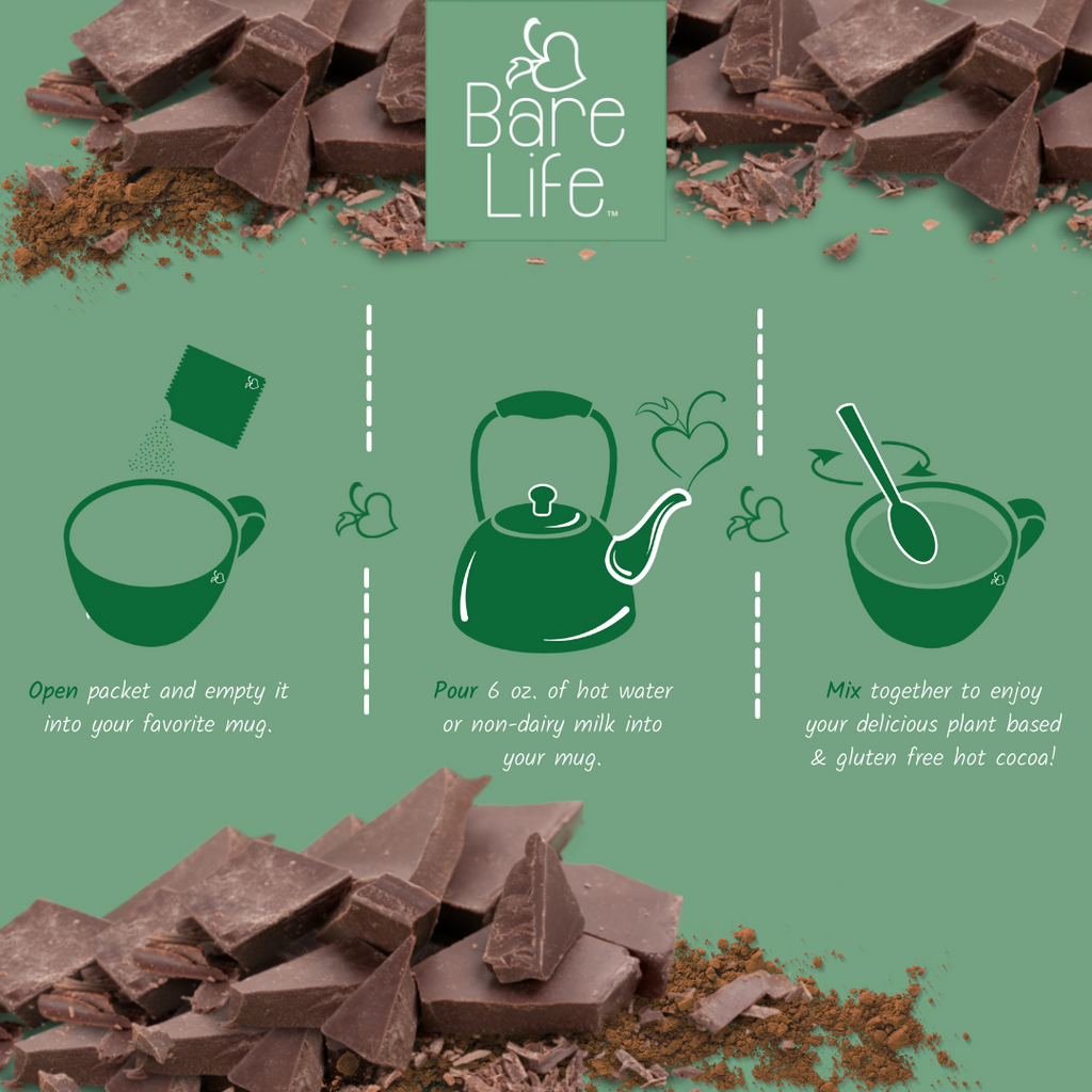 Instant Dairy Free Coconut Hot Cocoa Mix | Single Serving 10 Pack |Gluten Free, Vegan and Organic — product photo 9